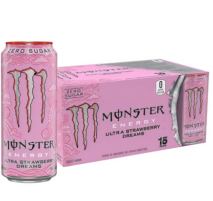 Sugar-Free 16oz Energy Drink (15 Cans) | Caffeine + Zero Cal