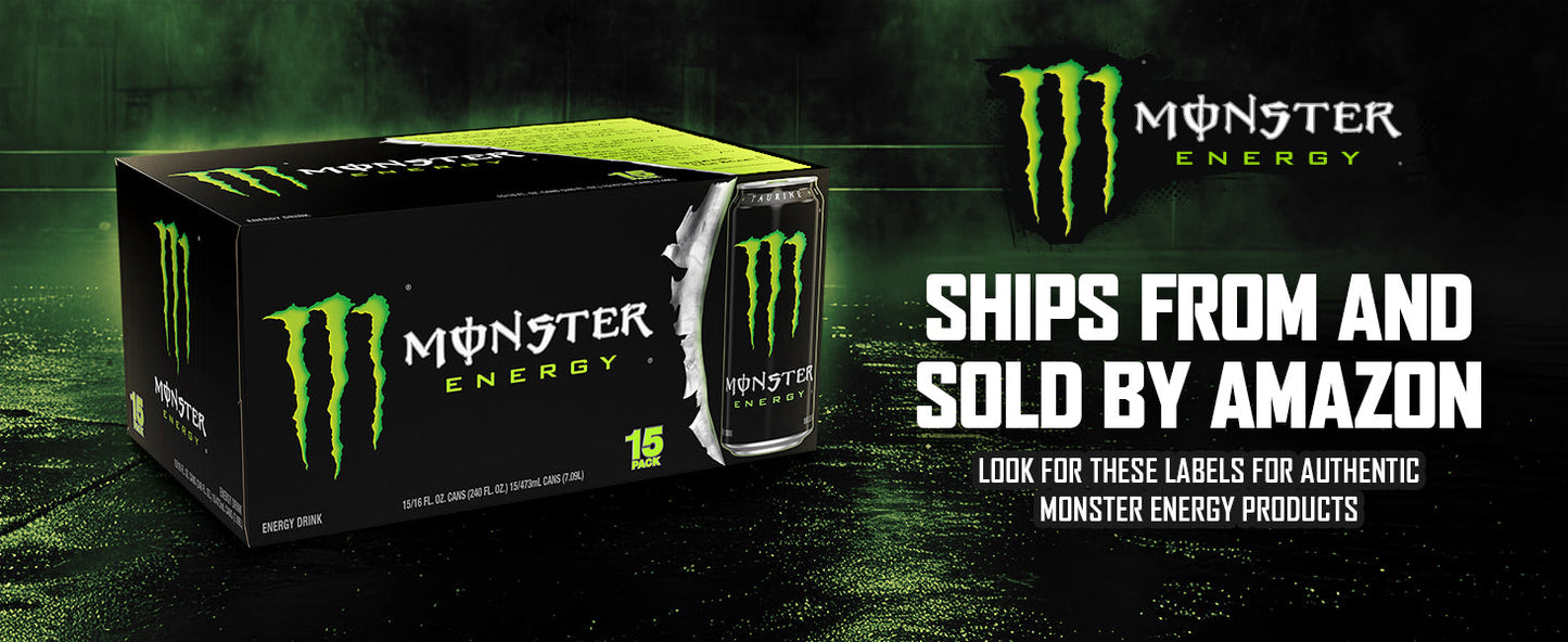 Sugar-Free 16oz Energy Drink (15 Cans) | Caffeine + Zero Cal