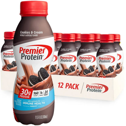 Premier Protein 30g Protein 1g Sugar Shake (12 Pack)
