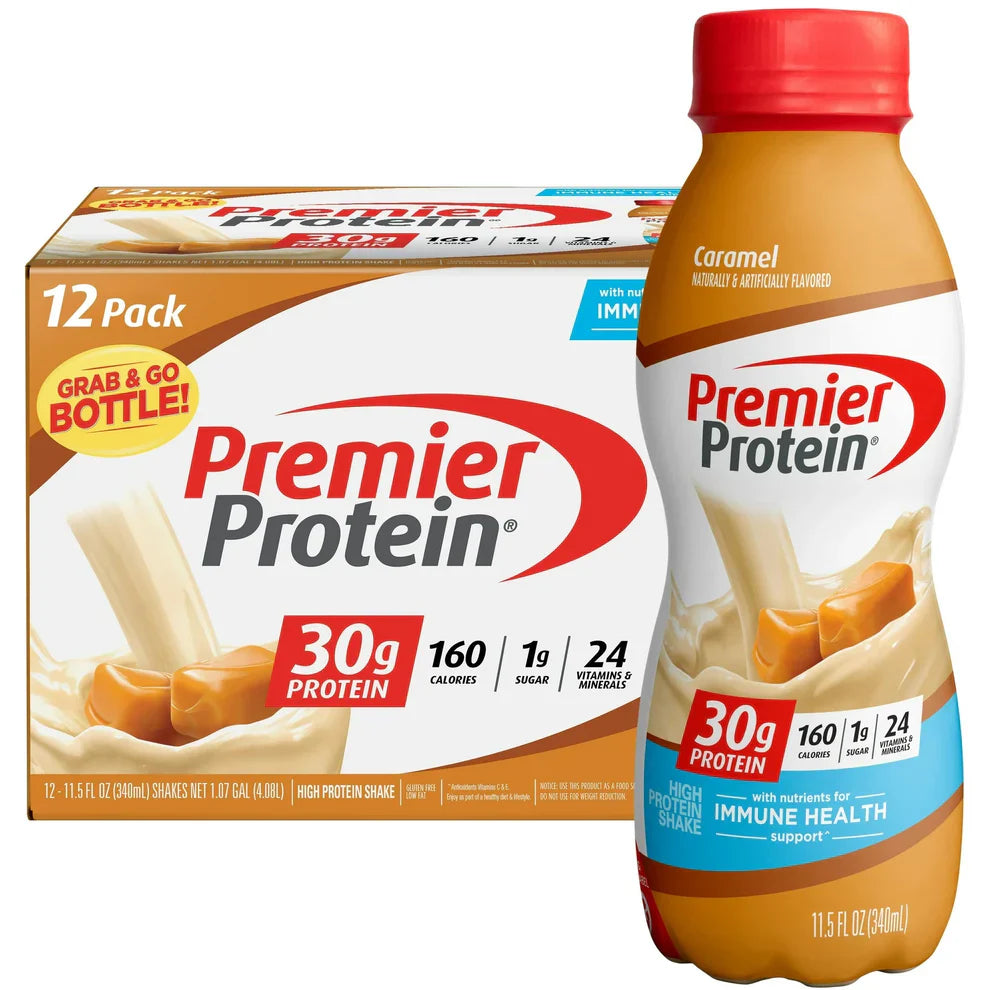 Premier Protein 30g Protein 1g Sugar Shake (12 Pack)