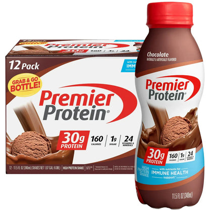 Premier Protein 30g Protein 1g Sugar Shake (12 Pack)