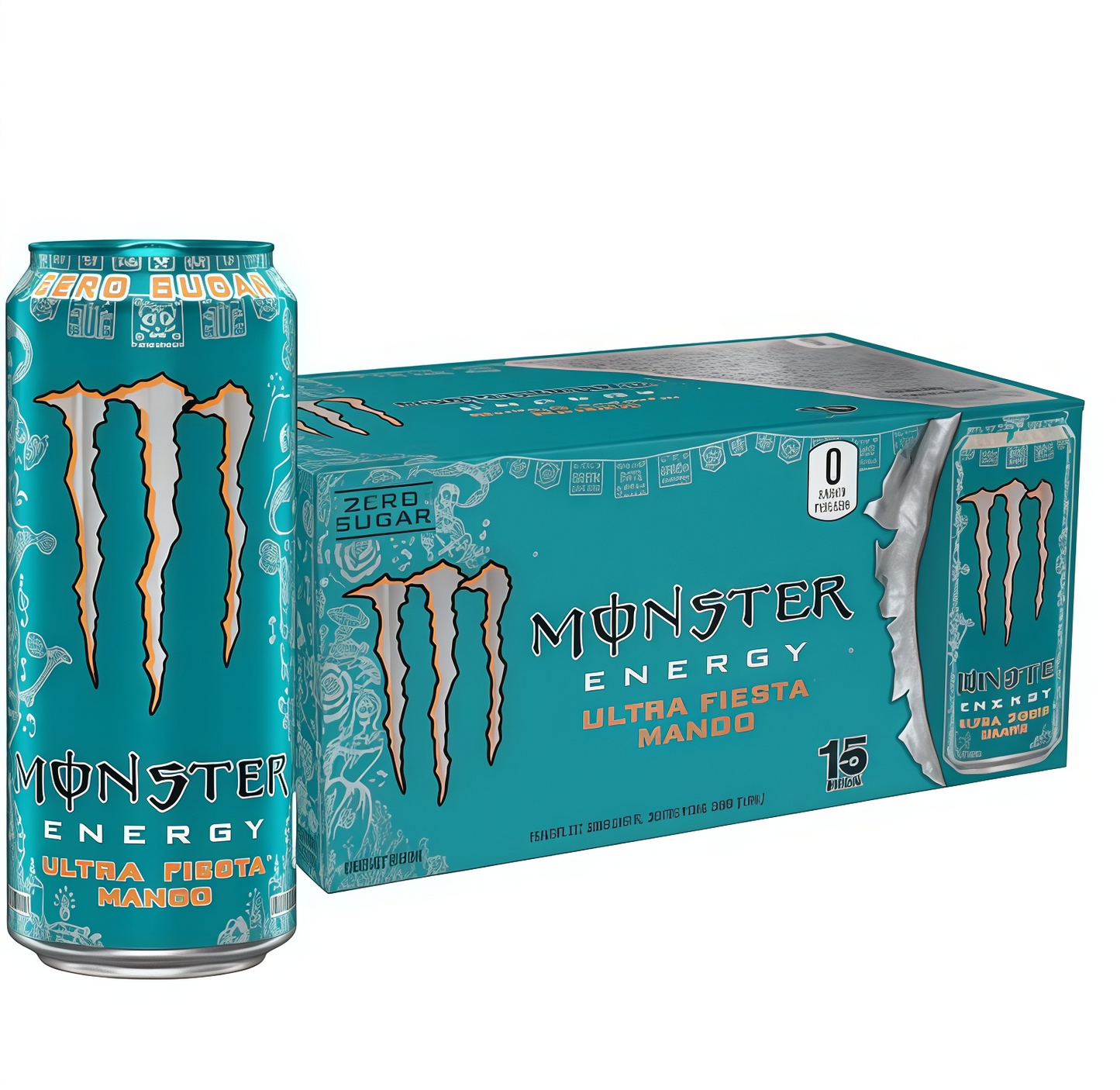 Sugar-Free 16oz Energy Drink (15 Cans) | Caffeine + Zero Cal