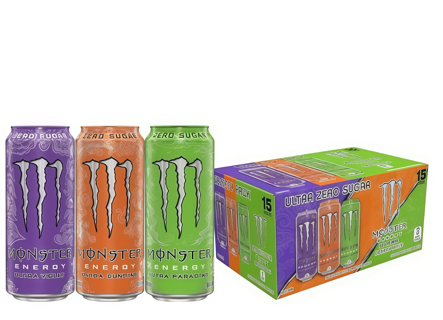 Sugar-Free 16oz Energy Drink (15 Cans) | Caffeine + Zero Cal